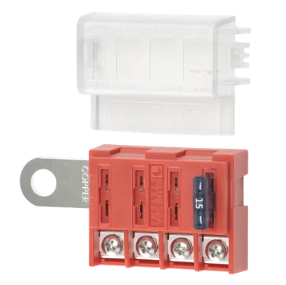 FUSE BLOCK ST BLADE 4 CIRCUIT BAT TERMINAL BS-5023B
