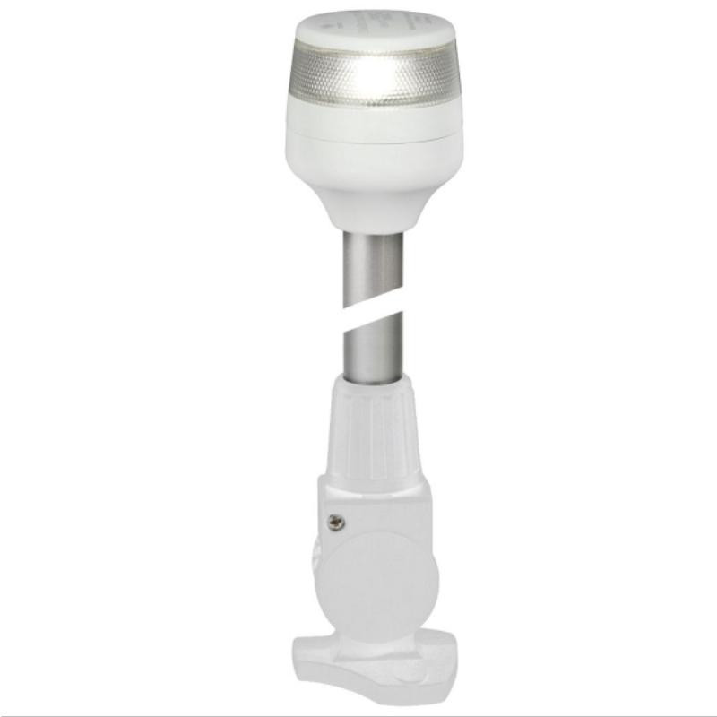 NAVILED 360 ALL ROUND WHITE FOLD DOWN POLE NAVIGATION LAMP 40INCH 2LT980960471