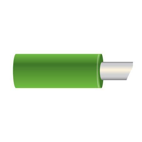 TINNED 2 B&S GREEN SINGLE CORE ACX0987