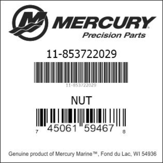 NUT TILT TUBE 853722029