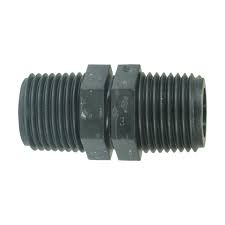 BLA HEX NIPPLE 1 BSP 138496-BLA