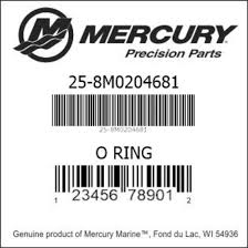 SEAL O RING 8M0204681 MERCURY