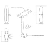 LONGER CLAMP RECTANGULAR ROUND RAM-111U-D