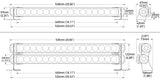LIGHT BAR COMBO HELLA WHITE 2LT958130451