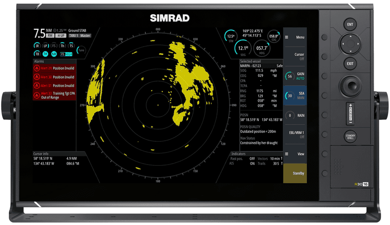 R3016 RADAR CONTROL UNIT SIMRAD 16 SCREEN 000-12188-001