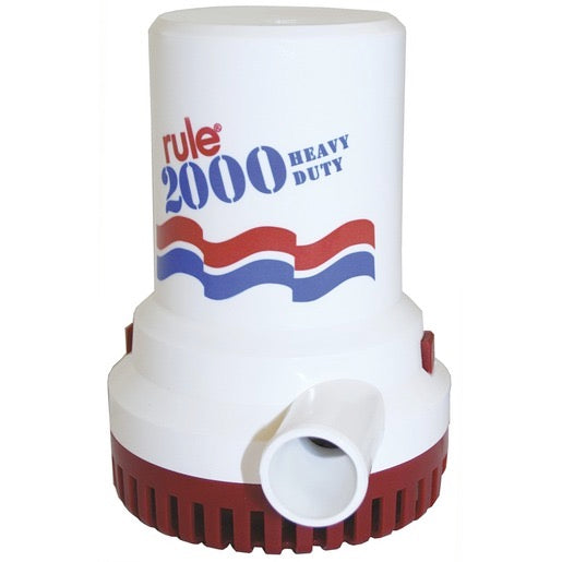 PUMP BILGE 24V 2000GPH RULE  MPA131