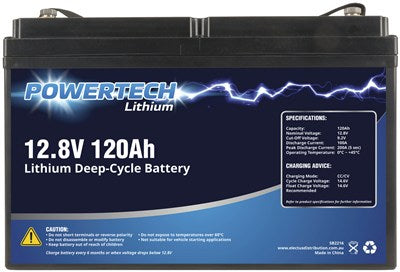 LITHIUM DEEP CYCLE BATTERY 12.8V 120AH  SB2216