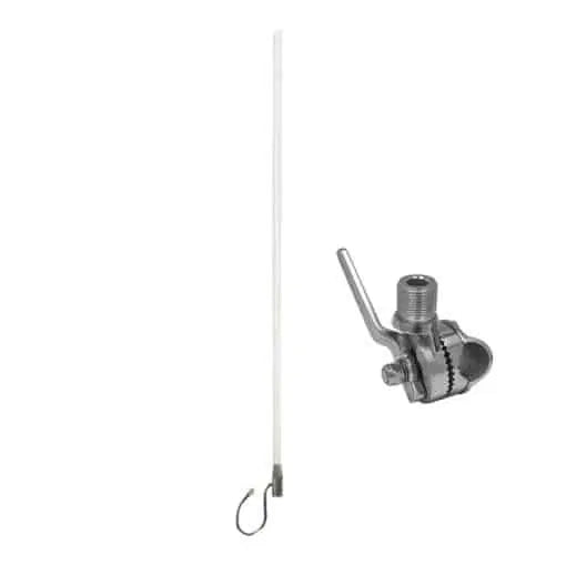 BLACKHAWK MARINE ANTENNA + RAIL MOUNT STAINLESS ANT-BH-00021