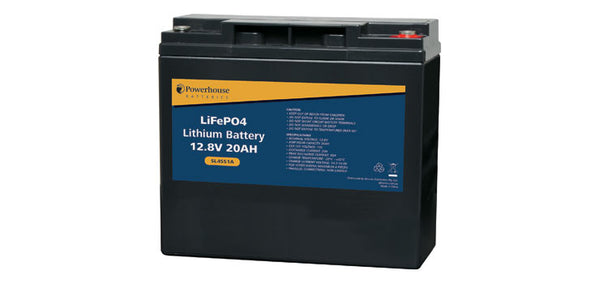 12V 20AH LITHIUM LIFEPO4 BATTERY M5/F13 SL4551A