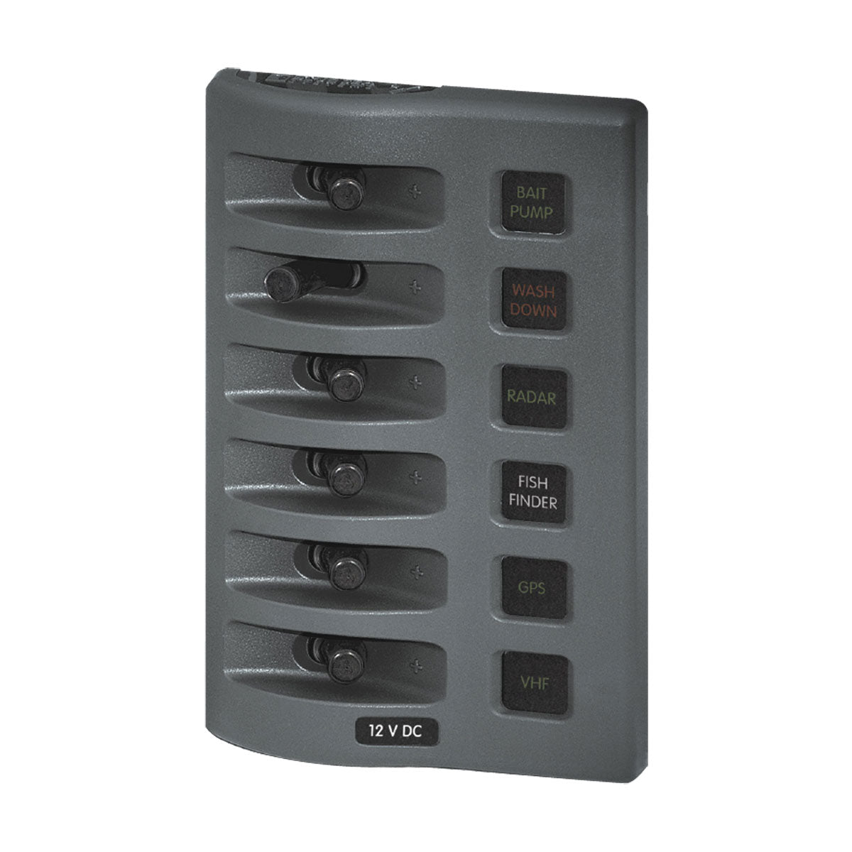 BEP CONTOUR SWITCH PANEL 6 POSITION FUSED 113262 CSP6-F