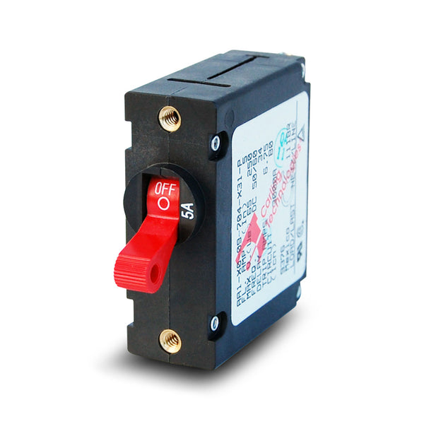 CIRCUIT BREAKER AA1 TOGGLE 5A RED BS-7201B