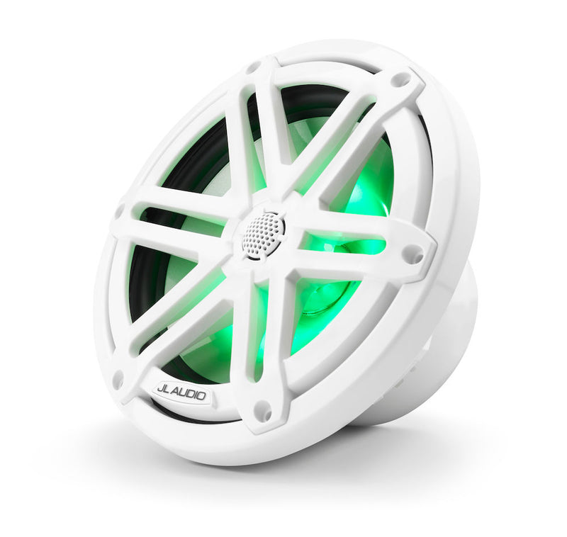 M3-770X-S-GW-I 7.7" MARINE SPEAKER WHITE SPORT GRILLES LED 010-03069-00