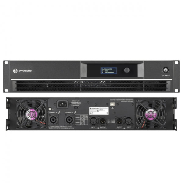 POWER AMPLIFIER 650WX2 DYNACORD L1300FD-AU