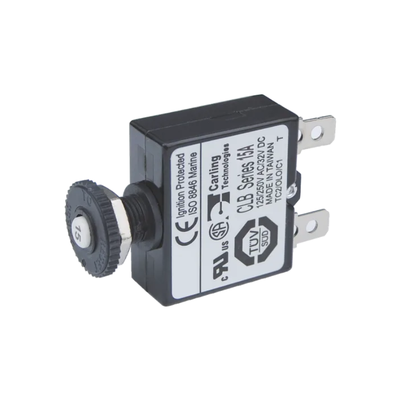 15A PUSH BUTTON QC CIRCUIT BREAKER CT-PBQC-03