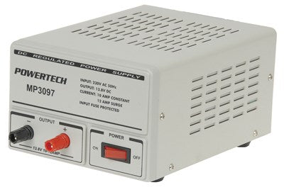 DC POWER SUPPLY 13.8 VOLT 10 AMP MP3097