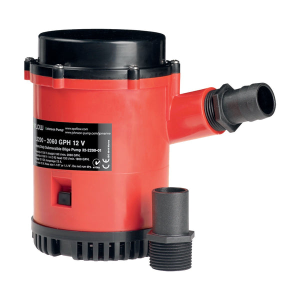 SPX HEAVY DUTY 2200GPH 12V BILGE PUMP 131818